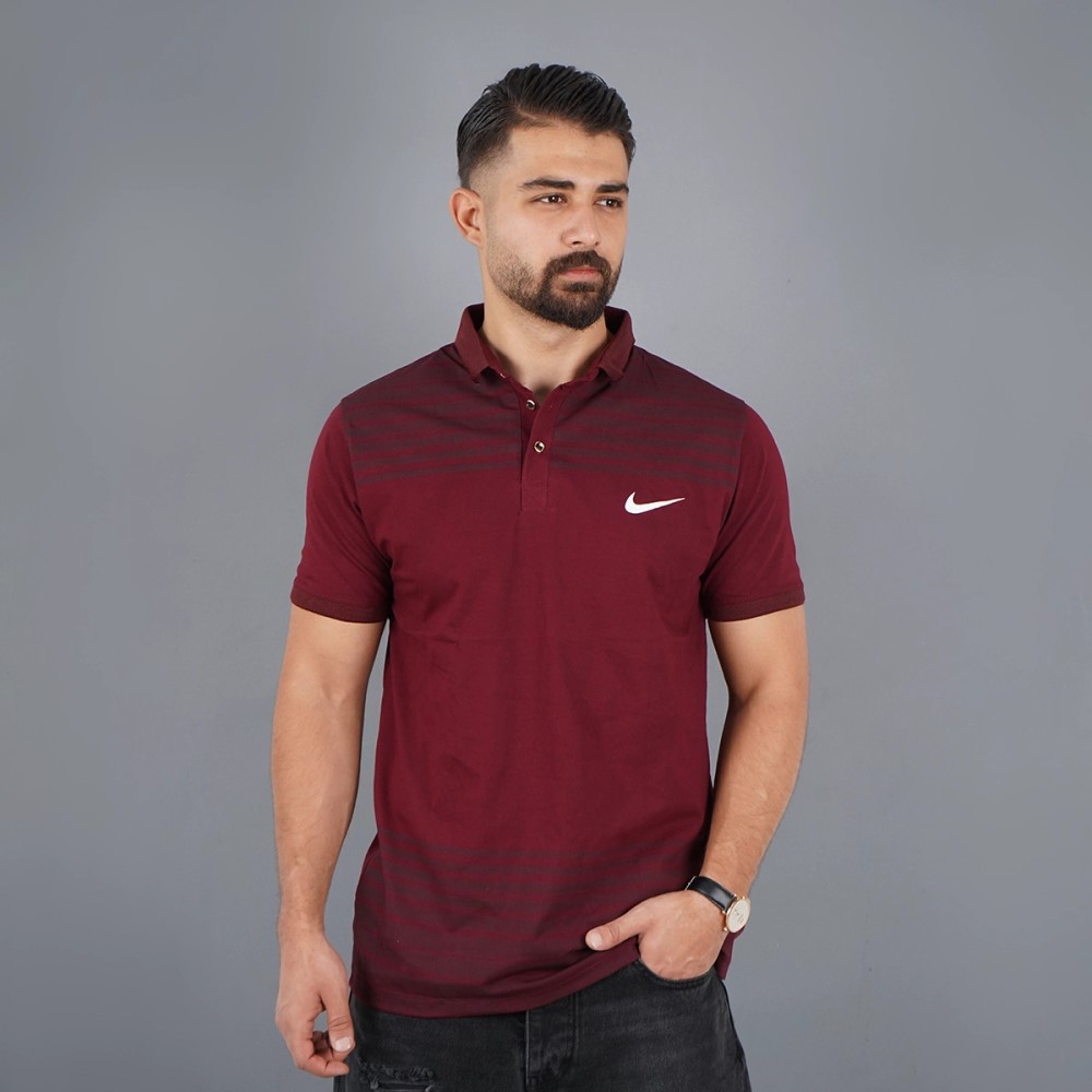 تیشرت یقه دار راه راه مردانه مدل Farhan (در چند رنگ بندی)