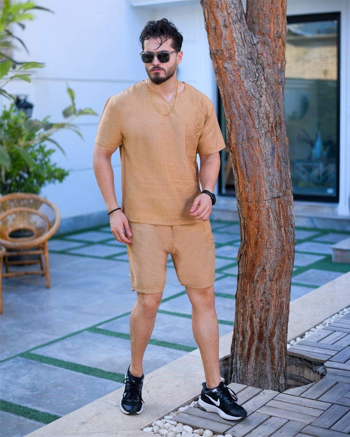 ست تیشرت شلوارک Zara (2 رنگ بندی)