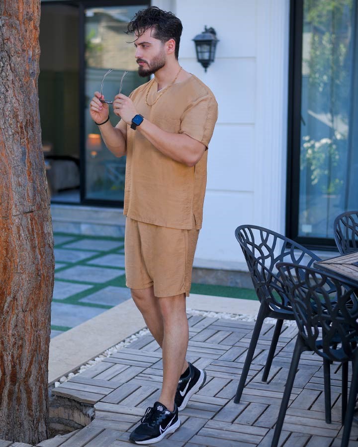 ست تیشرت شلوارک Zara (2 رنگ بندی)