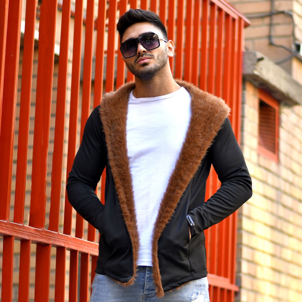 شنل خز سفید مردانه مدل Venit