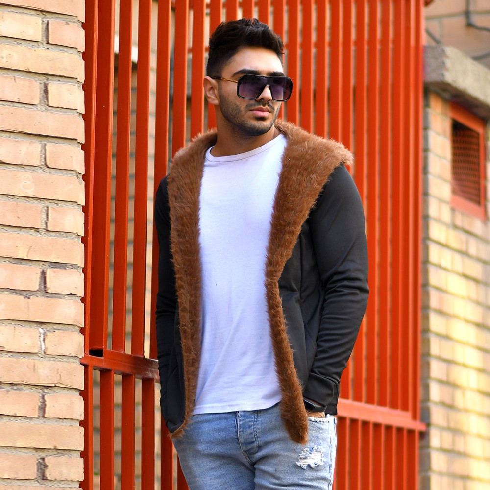 شنل خز سفید مردانه مدل Venit