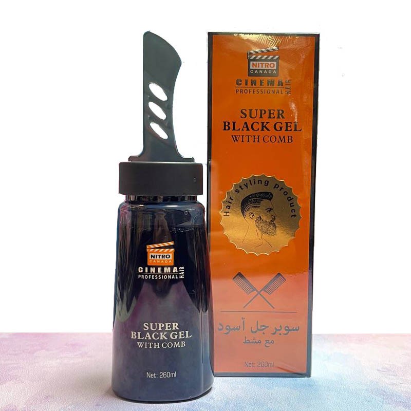 ژل حالت دهنده مو همراه با شانه