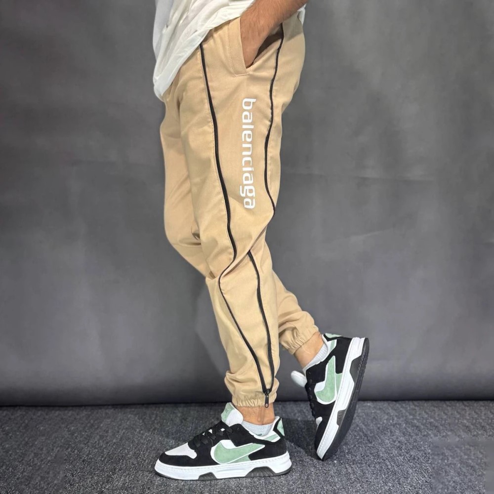 شلوار مردانه بالنسیاگا 3 نوار مدل تمام زیپ ( در 3 رنگبندی )