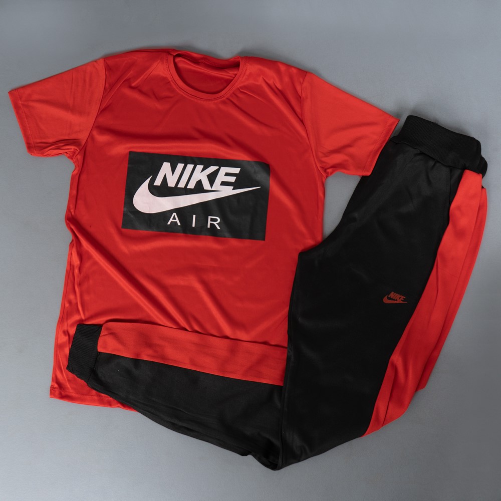 ست تیشرت شلوار Nike Air قرمز مردانه مدل Rana