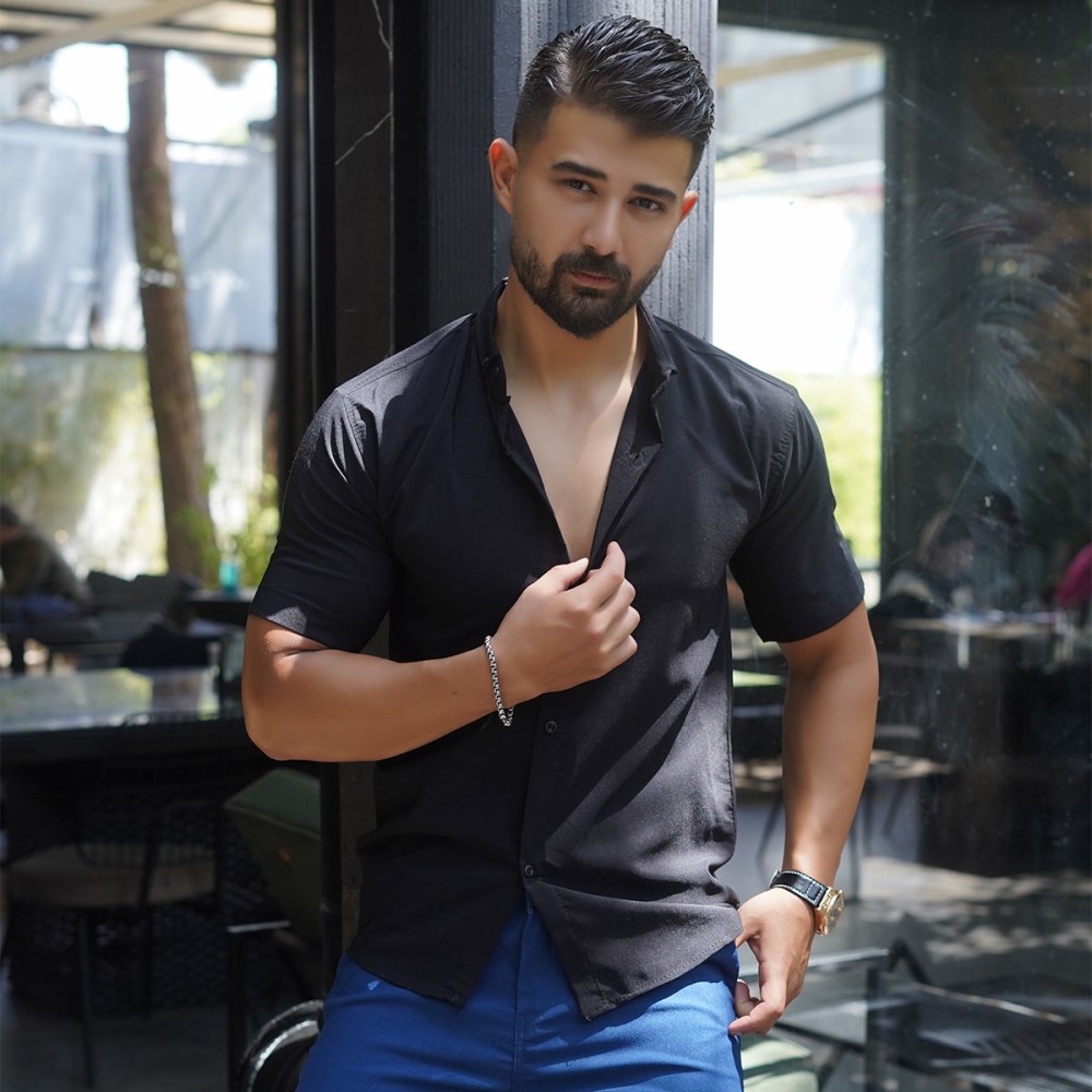 پیراهن آستین کوتاه مردانه مدل Diesel