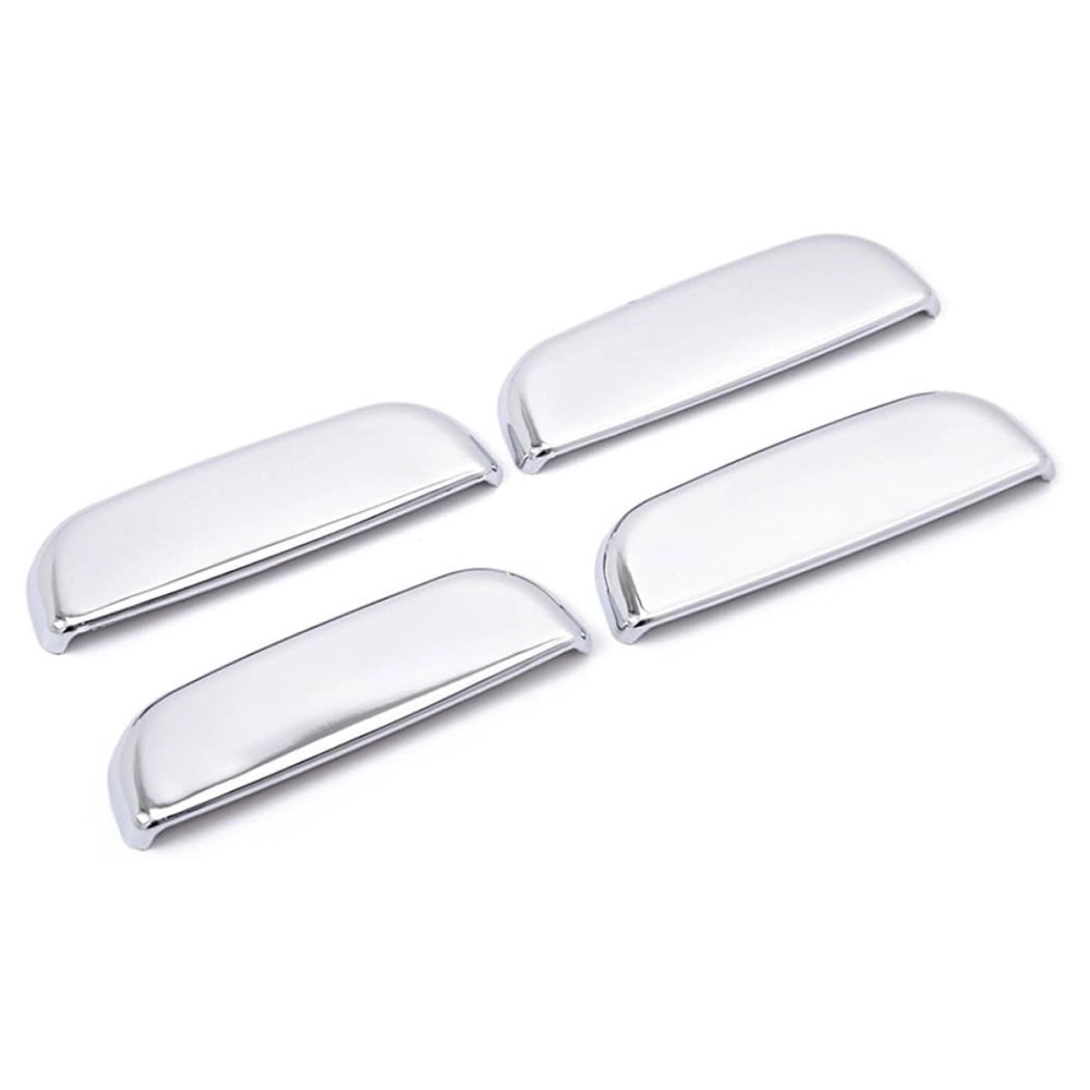 قاب استیل روی دستگیره درب خودرو ( 4 عددی )