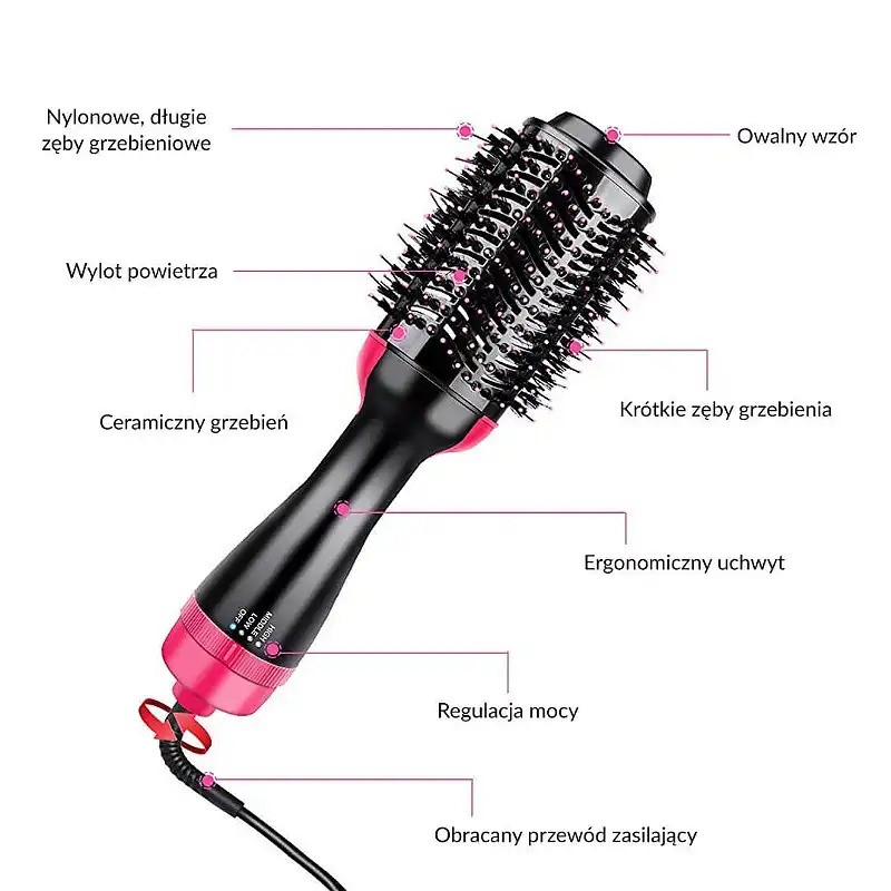 سشوار برس دار حالت دهنده مدل One step