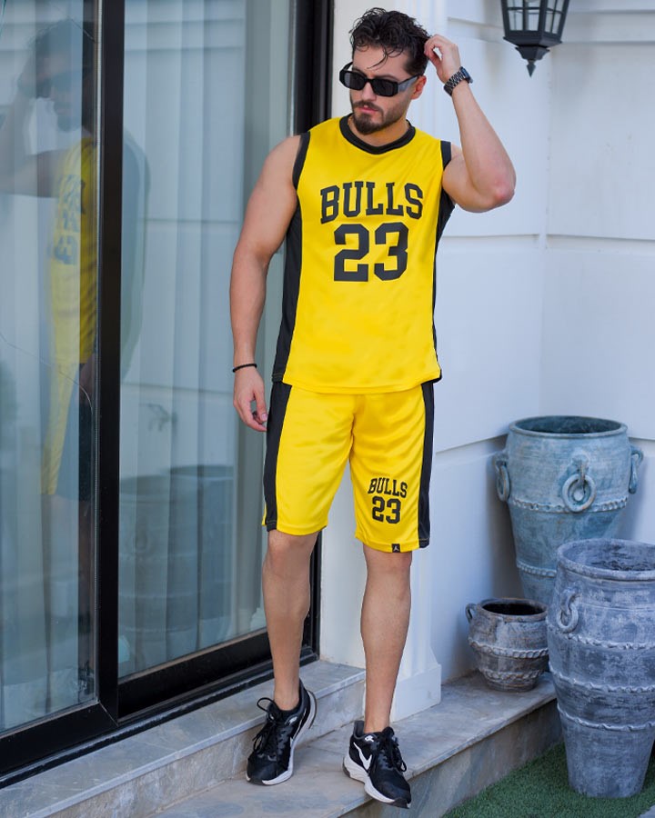 ست تاپ شلوارک مدل Bulls (در چند رنگبندی)