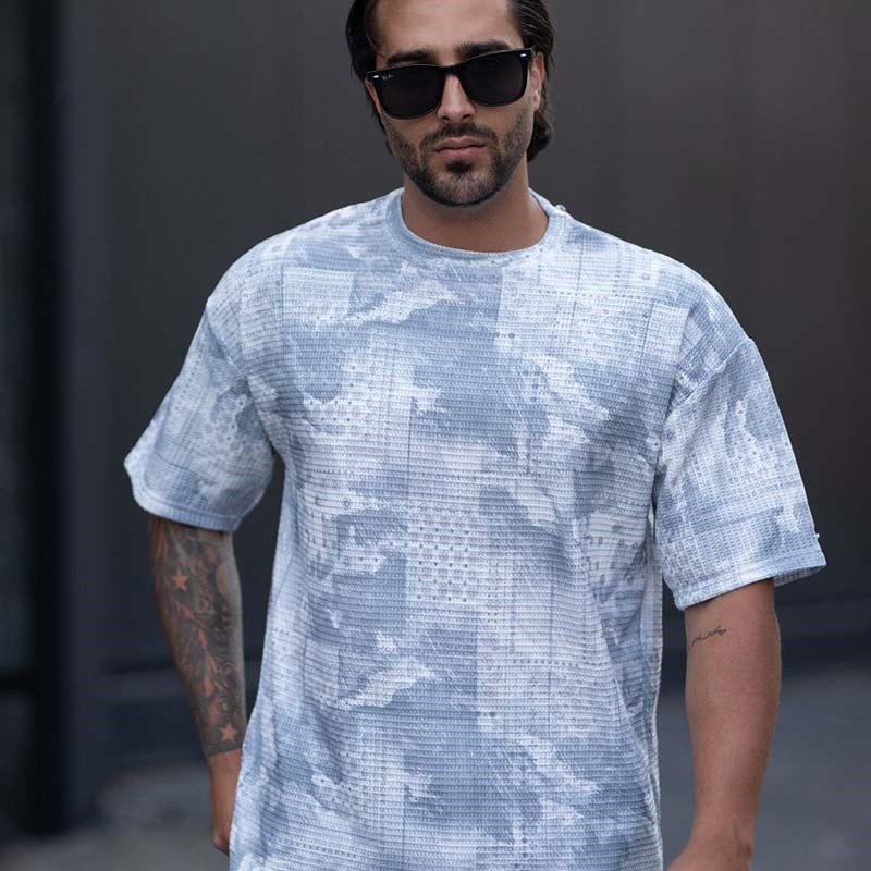 تیشرت مراکشی چاپی مردانه مدل Ramin ( در 6 رنگبندی )