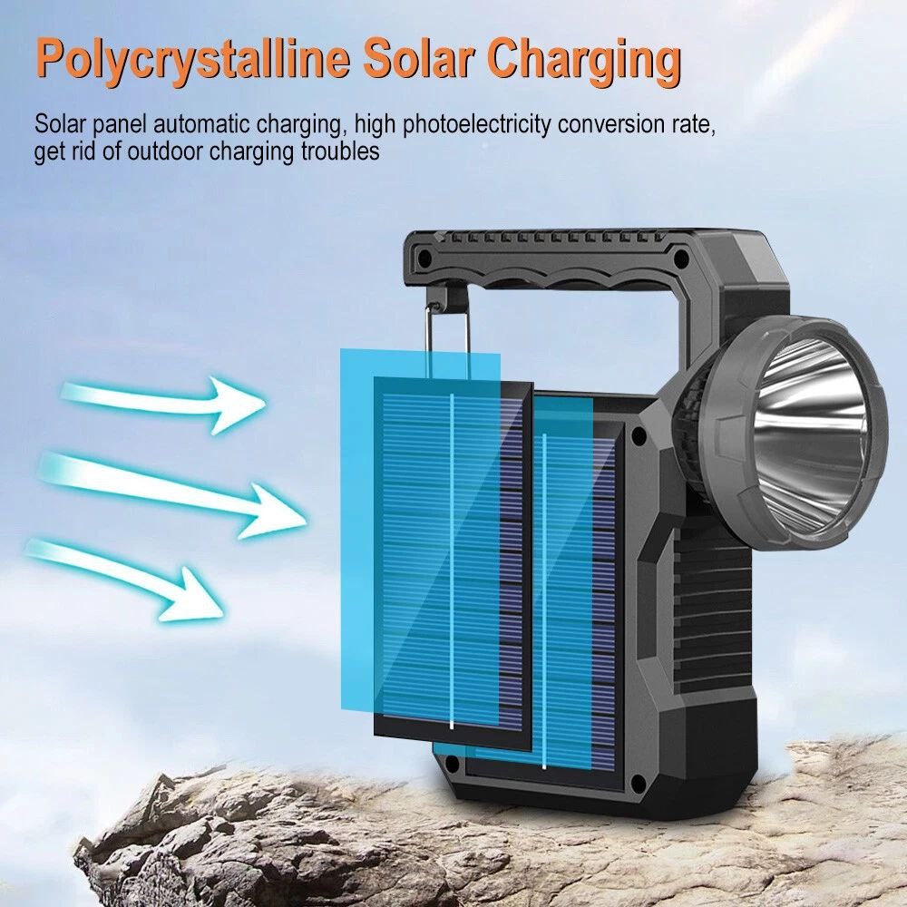 چراغ اضطراری Portable مدل K8801 با پنل خورشیدی