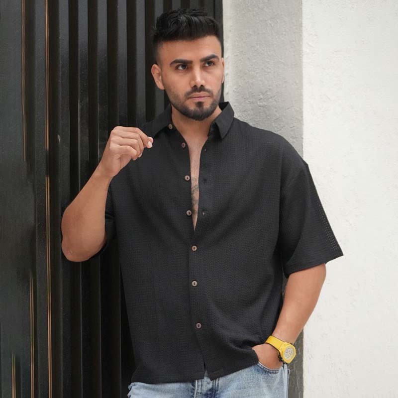 پیراهن مردانه باکسی سوزنی ( در 5 رنگبندی )