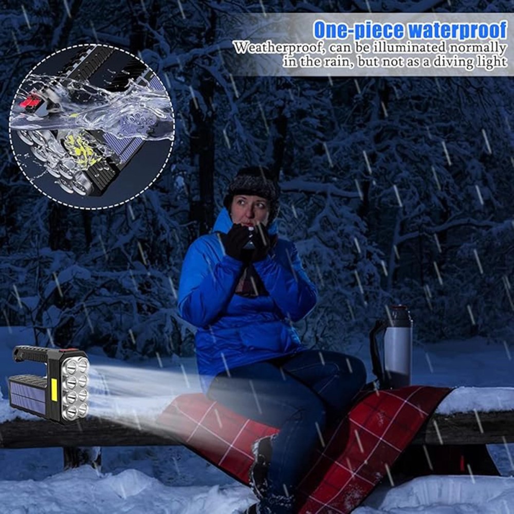 چراغ قوه چندکاره خورشیدی