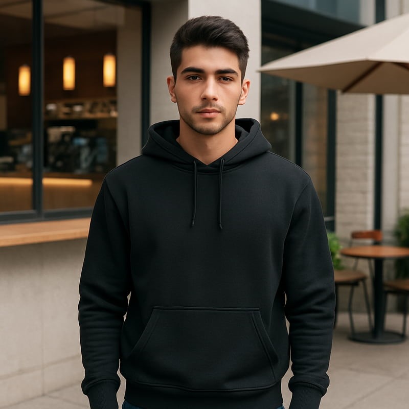 هودی کلاهدار مردانه بیسیک
