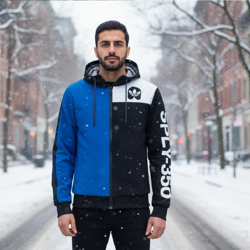 کاپشن مردانه مدل Adidas Yeezy (در 2 رنگبندی)