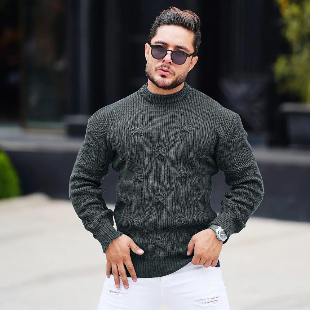 پلیور زاپ دار مردانه مدل دِتا (در رنگ بندی مختلف)