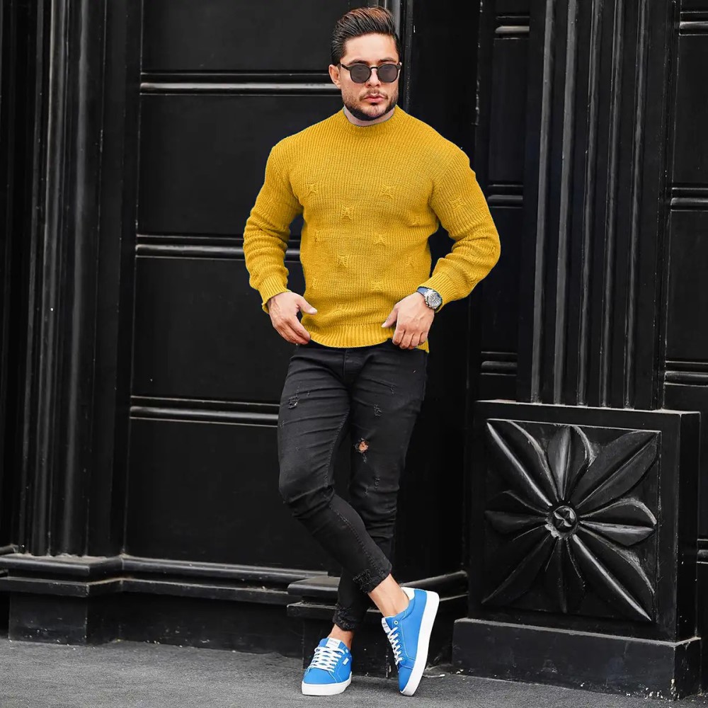 پلیور زاپ دار مردانه مدل دِتا (در رنگ بندی مختلف)