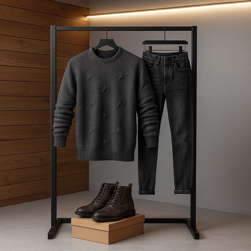 پلیور زاپ دار مردانه مدل دِتا (در رنگ بندی مختلف)